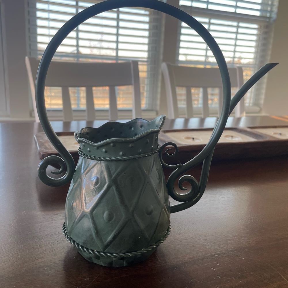 Mackenzie Childs Green Watering Can